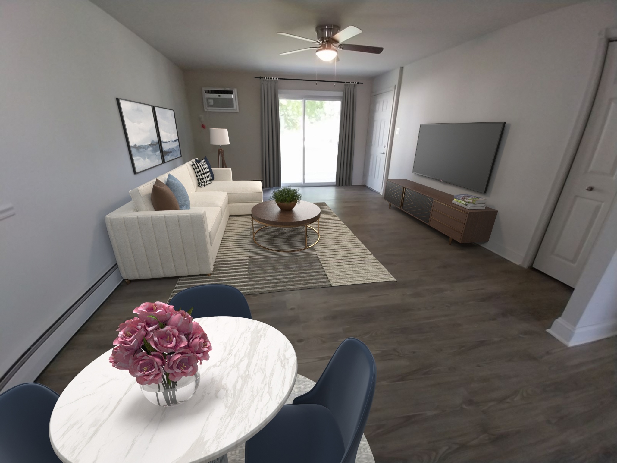 1 bdrm pre living room